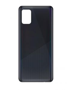 Samsung A31 Compatible Back Cover (With Camera Lens) Aura Black