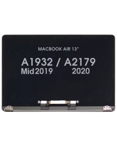 Screen Assembly for - Macbook Air 13" (A2179) 2020 & (A1932) 2019 (Not 2018) Space Grey