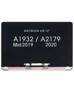 Screen Assembly for - Macbook Air 13" (A2179) 2020 & (A1932) 2019 (Not 2018) Rose Gold