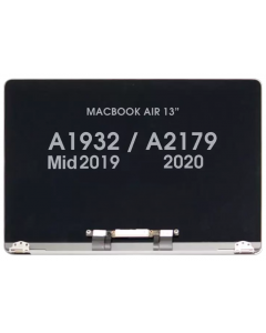 Screen Assembly for - Macbook Air 13" (A2179) 2020 & (A1932) 2019 (Not 2018) Silver