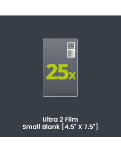 Ultra 2 Film, Small Blank [4.5" X 7.5"] (25 Pack)